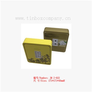 tea tin box